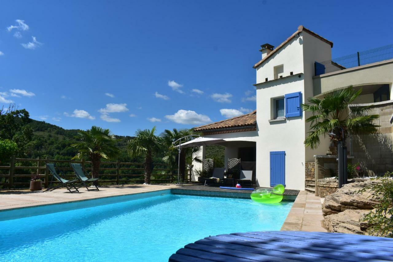 Les Palmiers Des Causses Villa Saint-Rome-de-Tarn Exterior photo